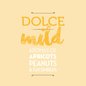 Piazza Doro Dolce Espresso - aromas of apricots, peanuts and cucumbers